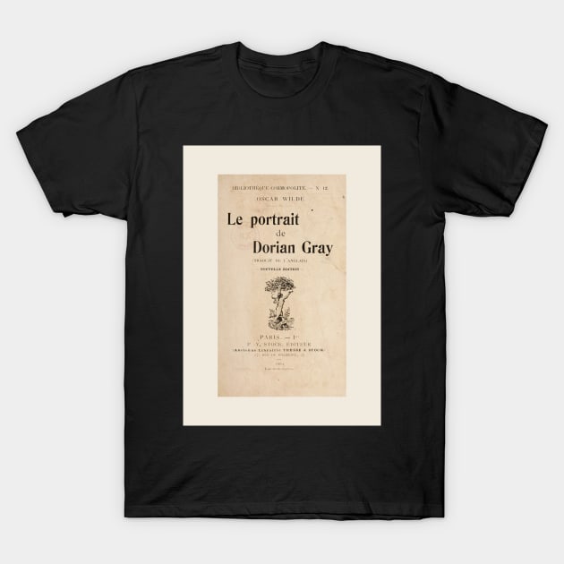 Oscar Wilde - The Portrait of Dorian Gray T-Shirt by Labonneepoque